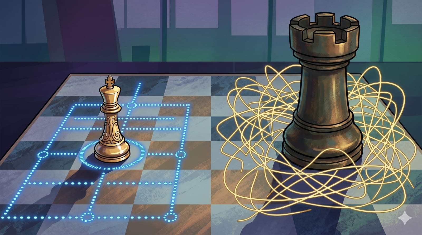 Boutique king piece outperforming larger rook through consistency