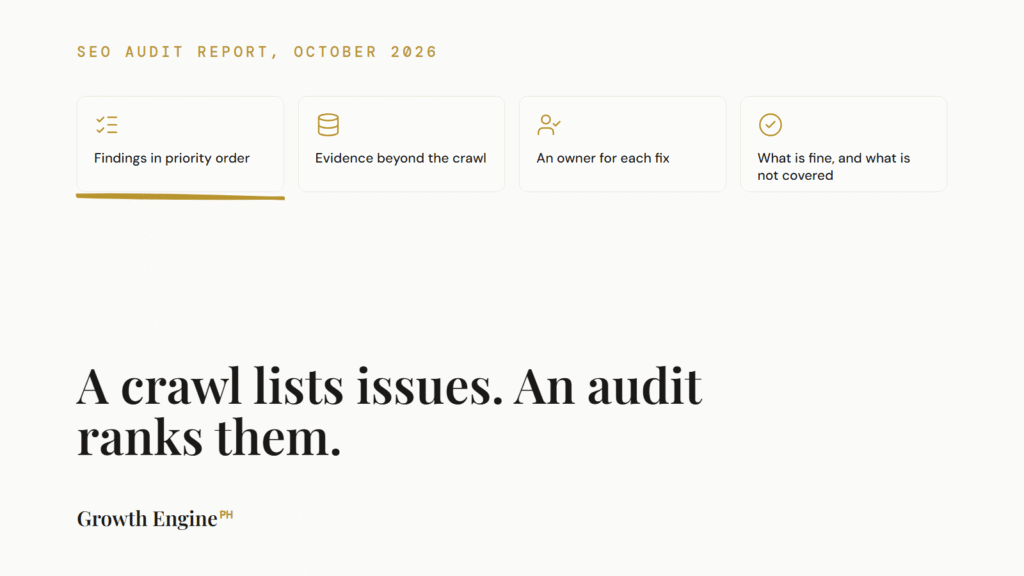 Before You Pay for an SEO Audit Report: How to Tell a Real One From a Tool Export